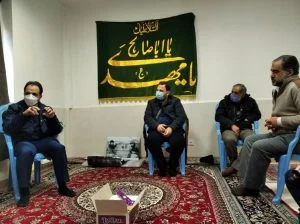 جلسه شهردار منطقه ۱۲ و پیش کسوتان مخابرات لشکر27 