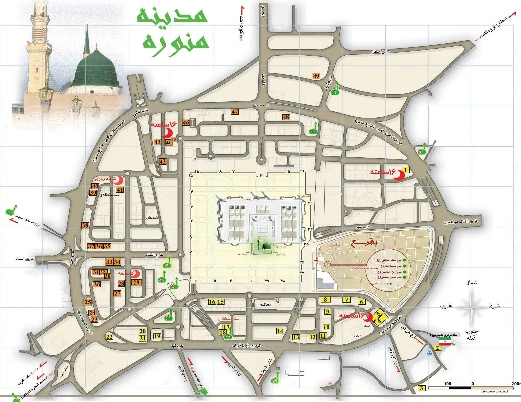 معرفی سیمای معماری حرم بقیع