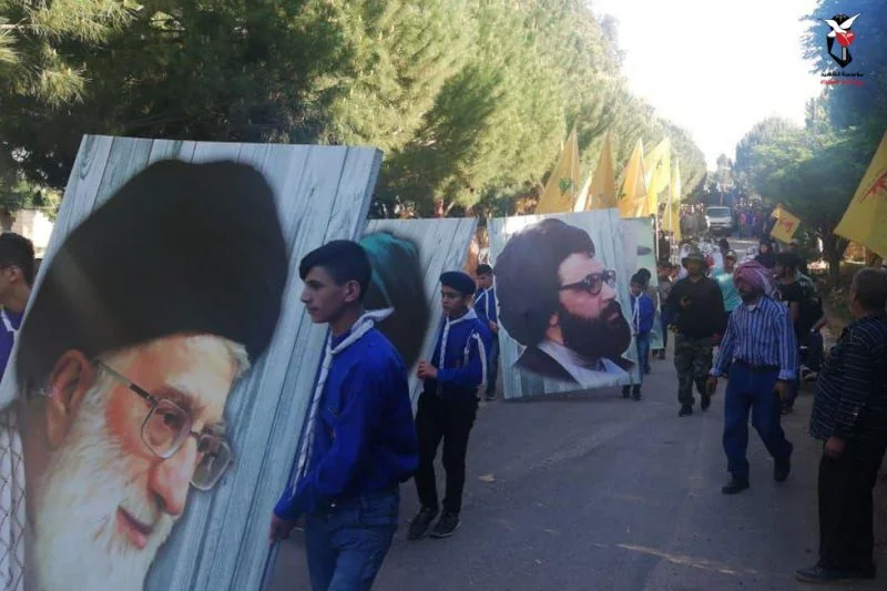 پیکر مطهر شهید حزب الله تشییع شد +عکس و فیلم